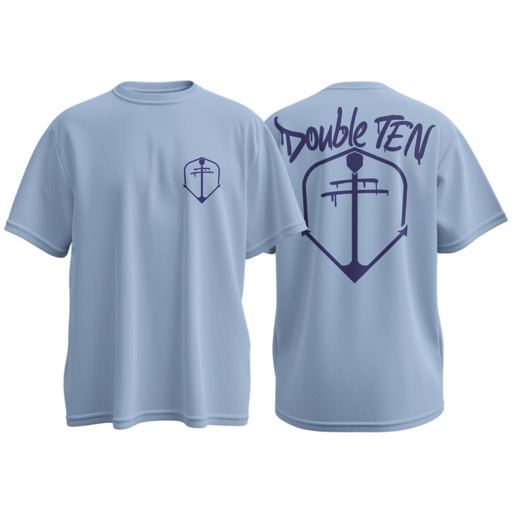 DOUBLE TEN ANKER BASESHIRT  POWDERBLUE